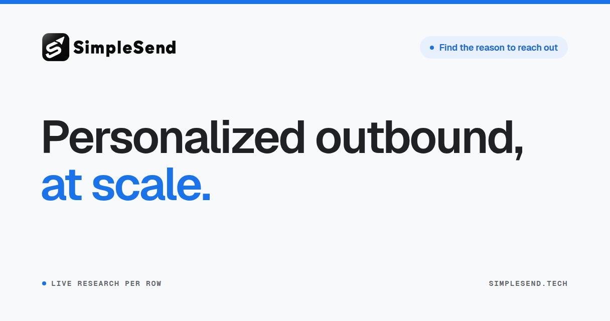 I've been doing cold outreach for 4 years, so I built a website to make it easier